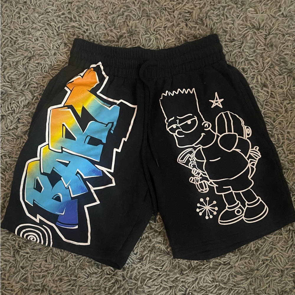 fashion nova bart simpson boy shorts.